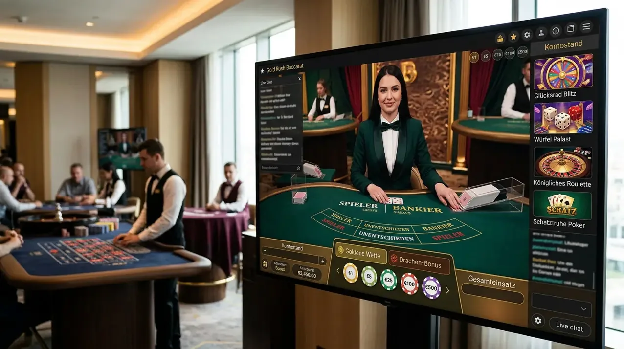 Live-Casino-Erlebnis im Candy Spinz